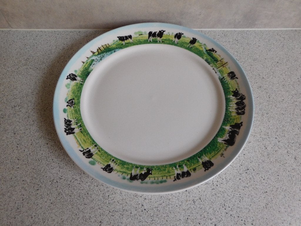 Bord 25 cm. Landelijk Leven  Wiebe v.d. Zee, Overige merken, Ophalen of Verzenden, Zo goed als nieuw, Bord(en)