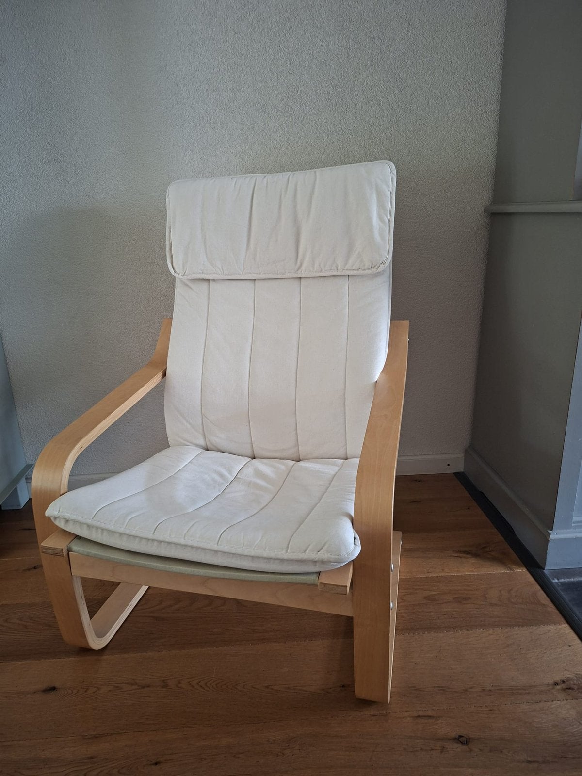 Comfortabele IKEA POÄNG fauteuil, Ophalen of Verzenden, Zo goed als nieuw, 50 tot 75 cm