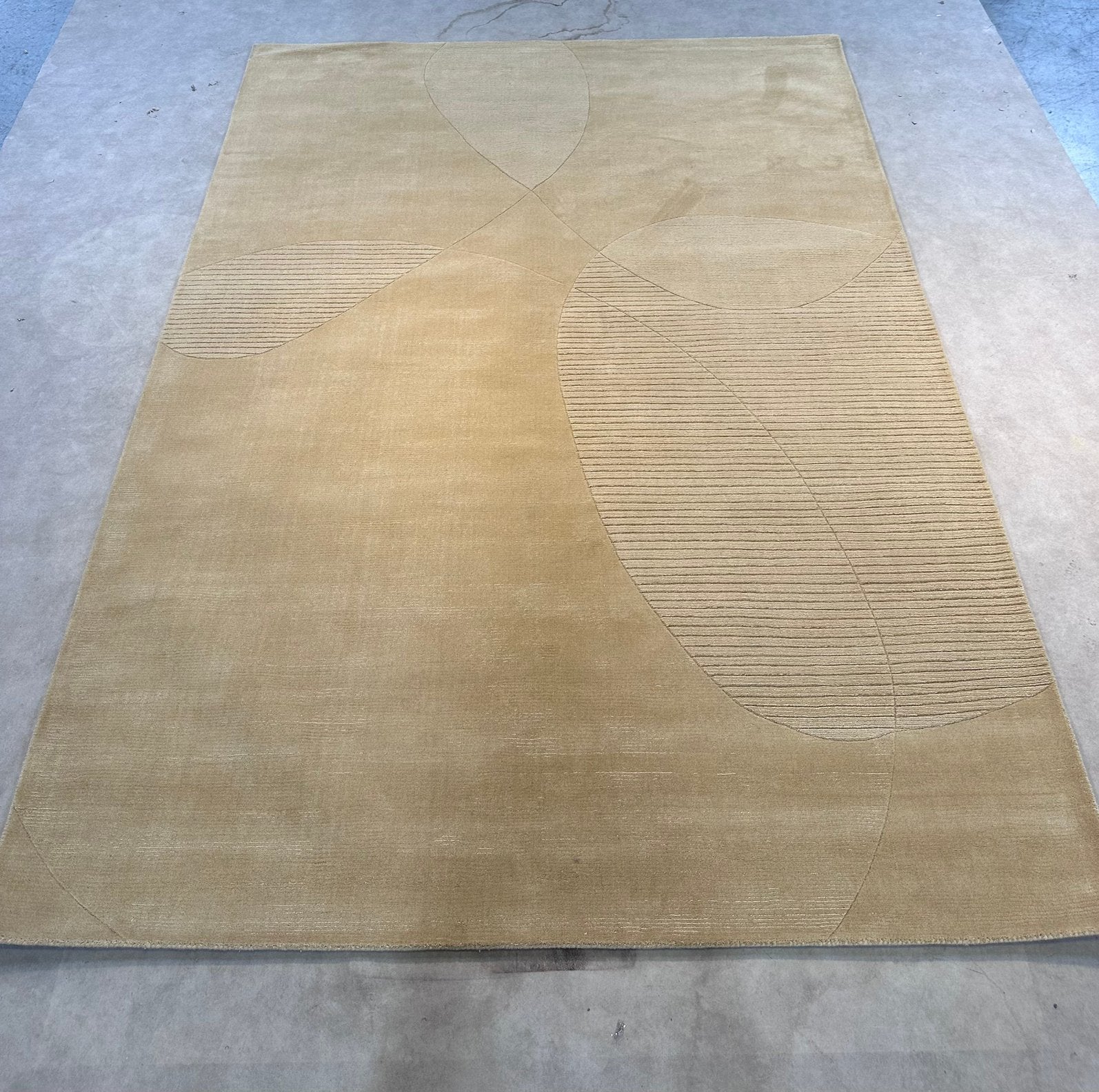 Vloerkleed Brinker Japandi Vanille Geel 240x340, 200 cm of meer, Ophalen of Verzenden, Zo goed als nieuw, X