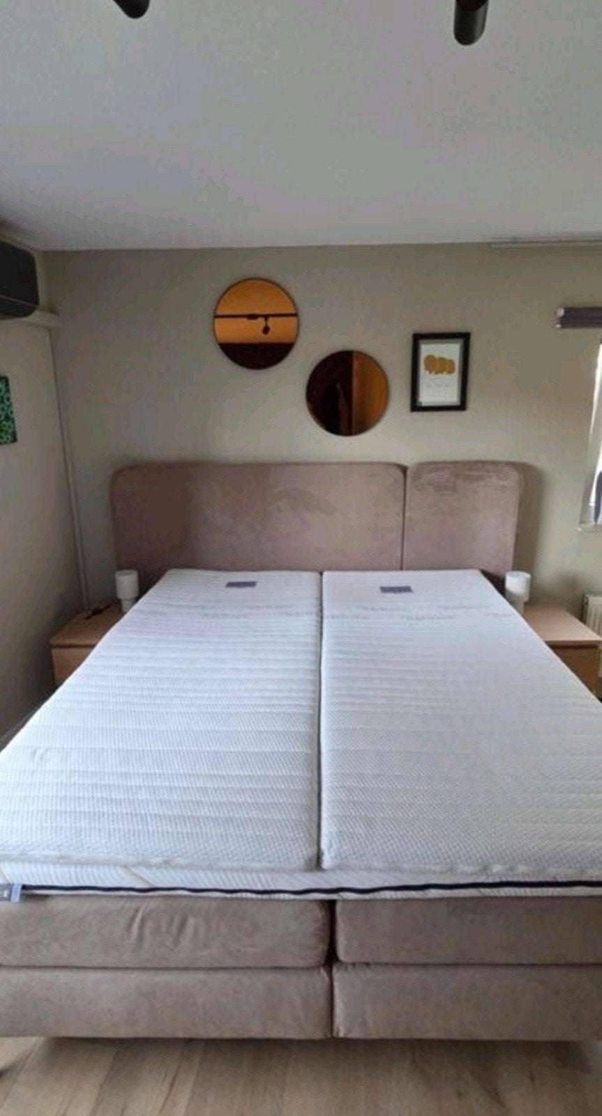 Topmatras (2x) Karlsson 90 x 210, Ophalen, Zo goed als nieuw, Tweepersoons
