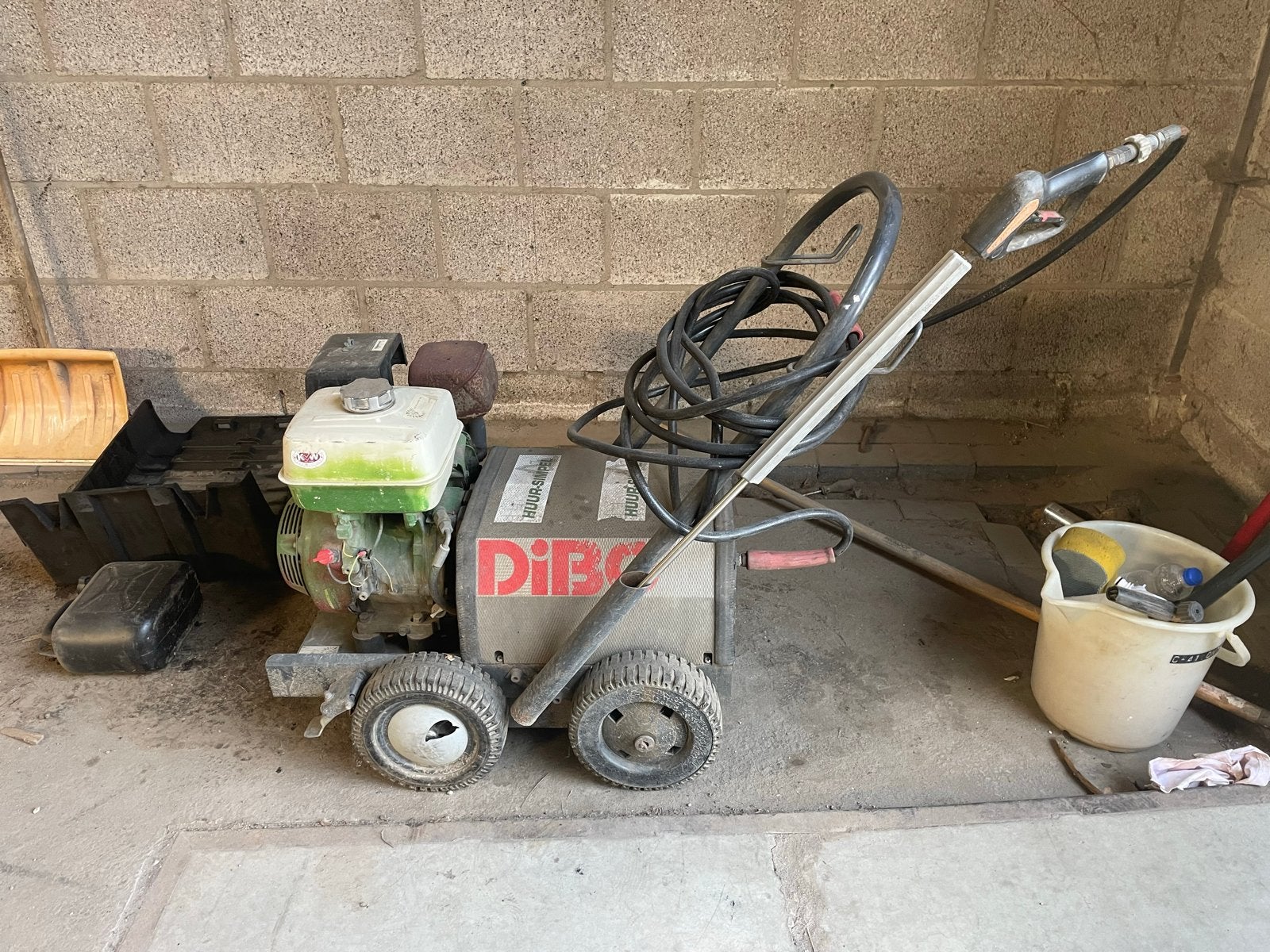 Dibo Hogedrukspuit op Benzine - Honda GX 390 18ltr/200 bar, Ophalen of Verzenden, Gebruikt, Benzine