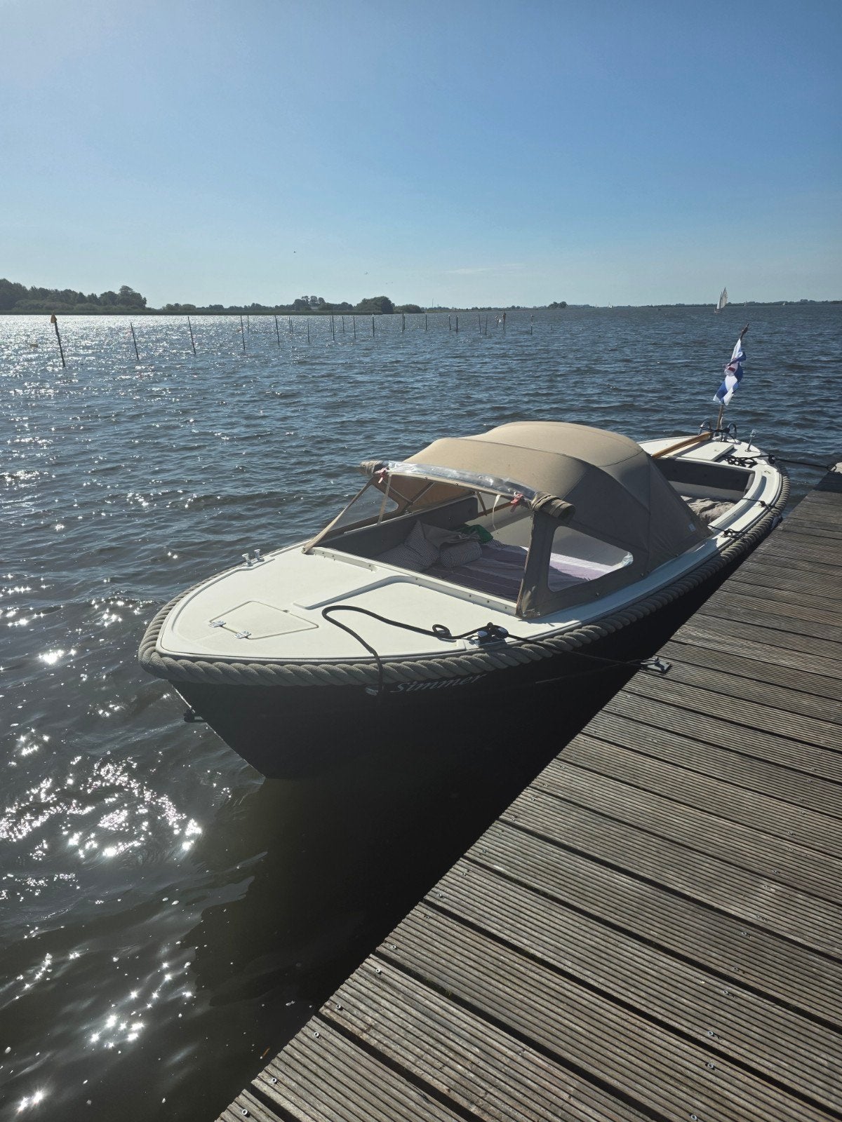 Clever Roman 685 sloep, Watersport en Boten, Ophalen, Clever, Anker, Buitenboordmotor