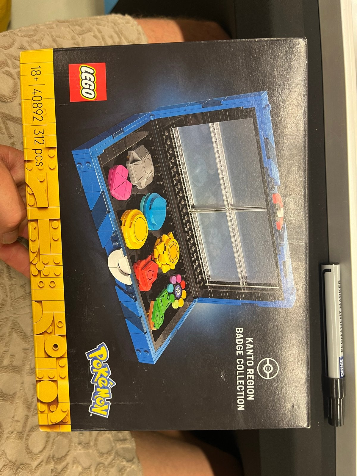 LEGO Pokémon Kanto Region Badge Collection (40892), Overige thema's, Lego, Nieuw, Ophalen of Verzenden