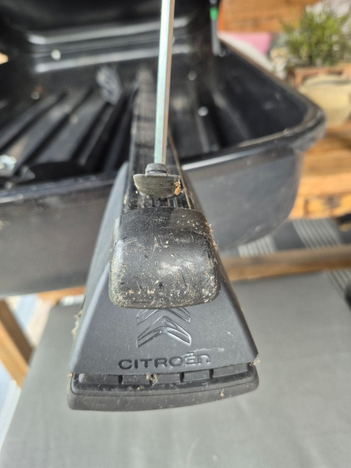 Originele Citroën dakdragers met sleutel, 102 cm, Ophalen