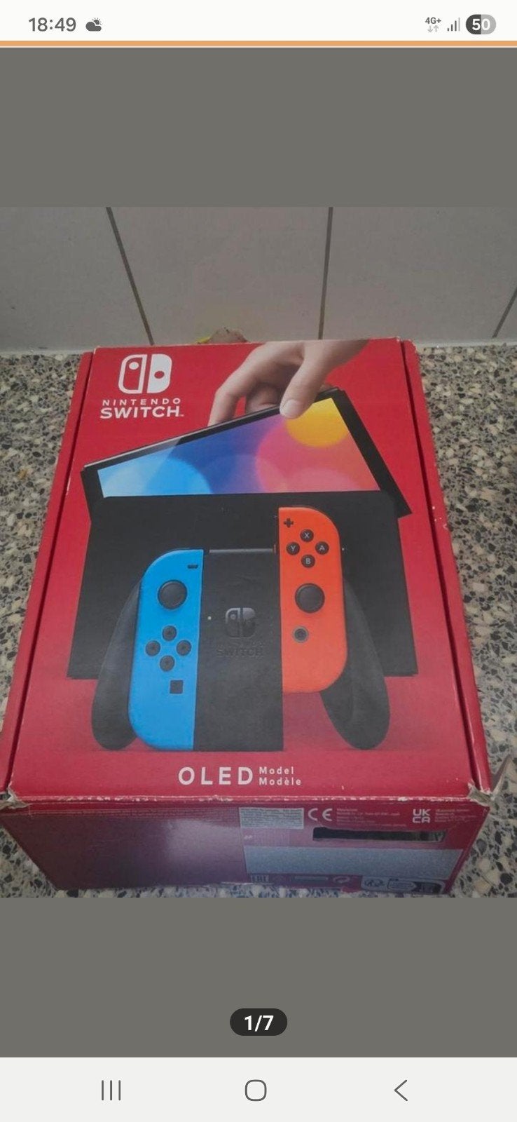 Nintendo switch oled nieuw met beamer en 68 spellen, Ophalen of Verzenden, Nieuw, Met 2 controllers, Switch OLED
