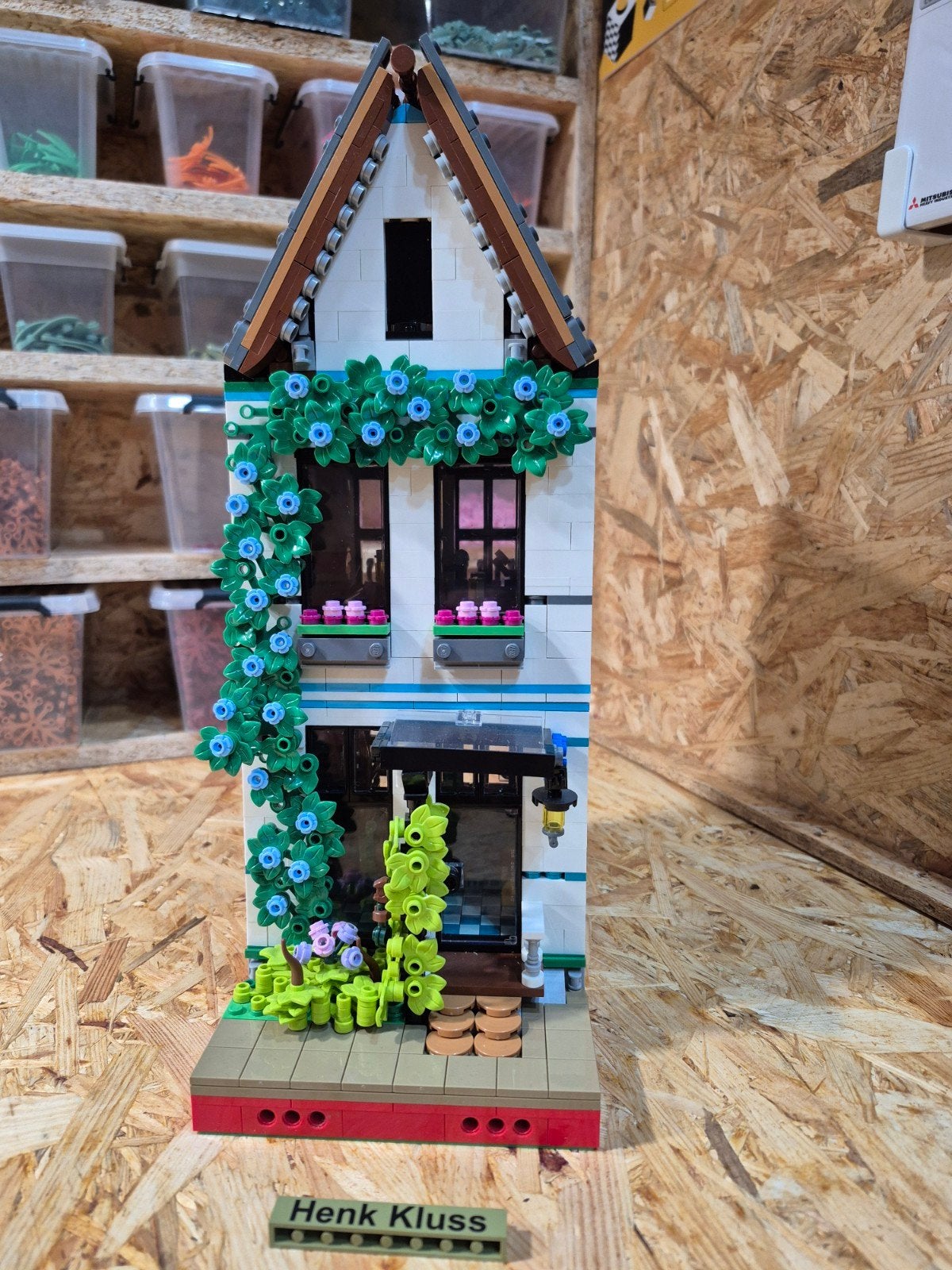 brickative barbershop gemaakt van echte lwgo, Ophalen of Verzenden, Nieuw, MOC (eigen creatie), Lego
