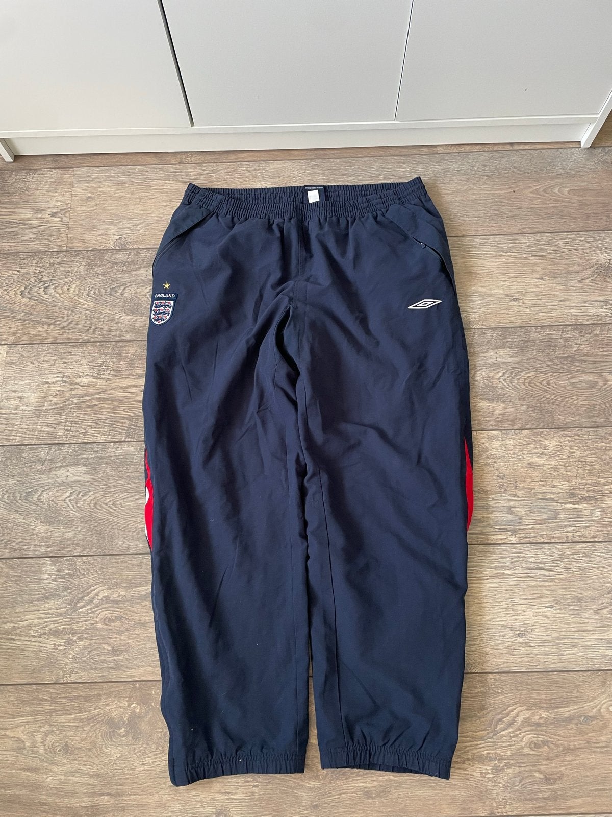 Umbro Engeland trainingsbroek - Maat XL, Blauw, Maat 56/58 (XL), Ophalen of Verzenden, Zo goed als nieuw