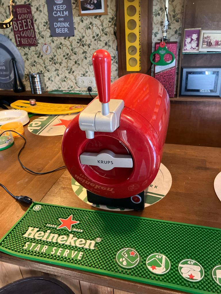 Krups The Sub Compact Bier Tapmachine - Rood, Ophalen, Gebruikt, Krups