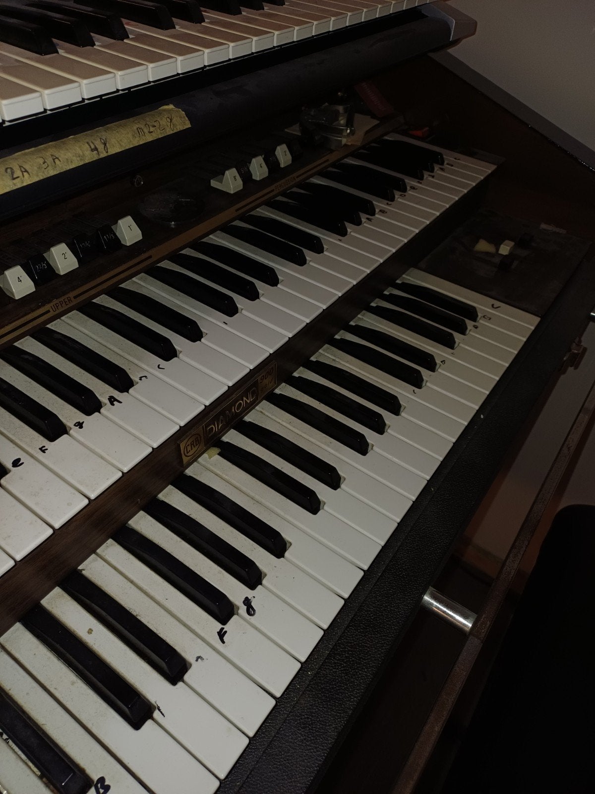 Te koop diamond portable orgel, Ophalen, Gebruikt, 2 klavieren, Overige typen