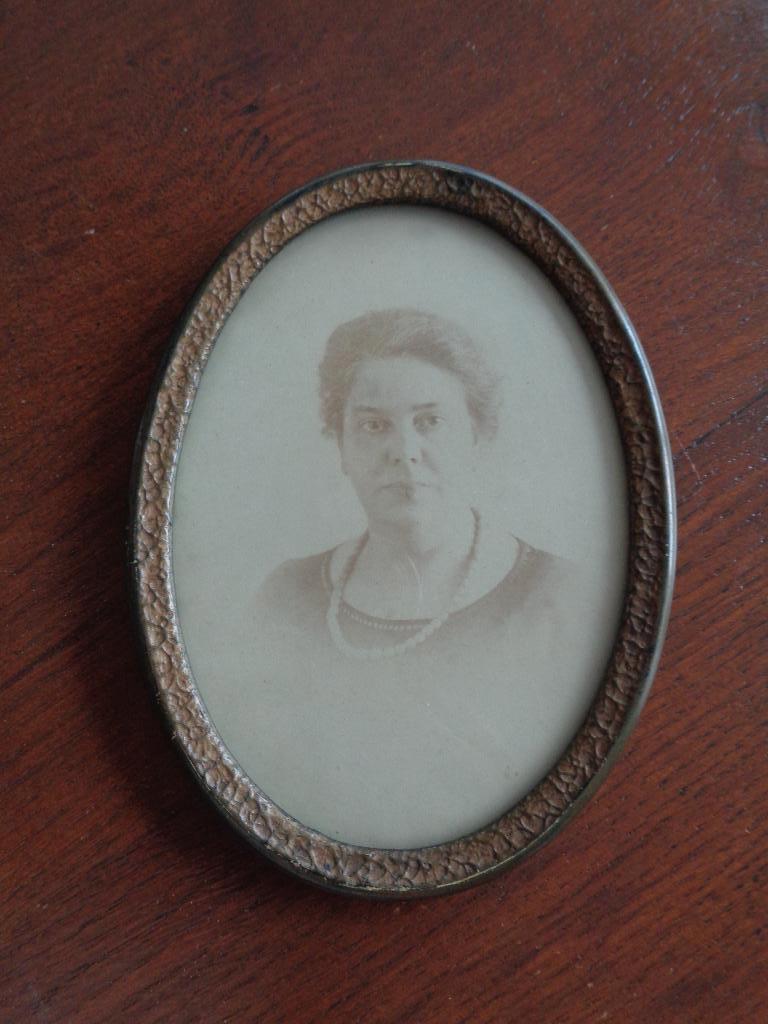 antiek ovaal fotolijstje, Antiek en Kunst, Curiosa en Brocante, Ophalen of Verzenden