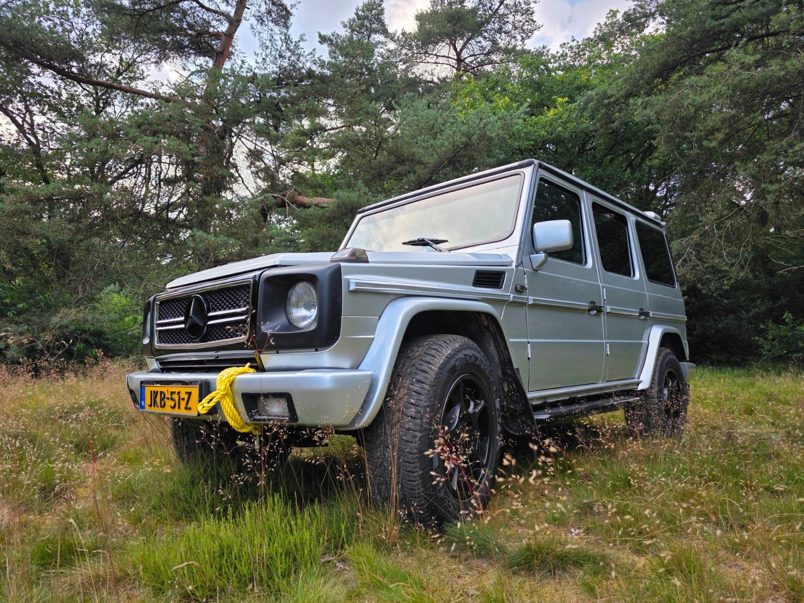 Mercedes G klasse OM603 | APK 2028 | Wegenbelastingvrij +++, Auto's, Mercedes-Benz, Particulier, G-Klasse, Lederen bekleding, Lichtmetalen velgen