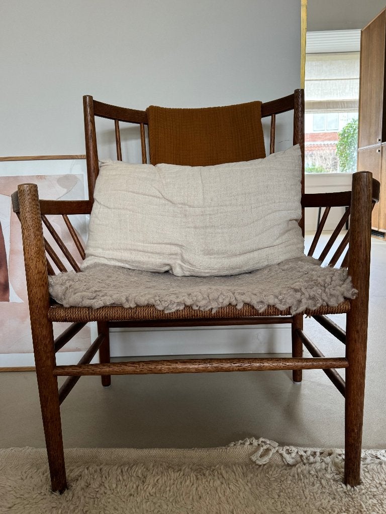 Vintage J82 lounge chair Jørgen Bækmark | FDB møbler, Ophalen, Gebruikt, Bruin, Deens design