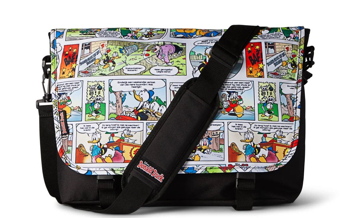 Donald Duck Schoudertas - Stripboek Design, 40 cm of meer, Zo goed als nieuw, 30 tot 45 cm, Ophalen