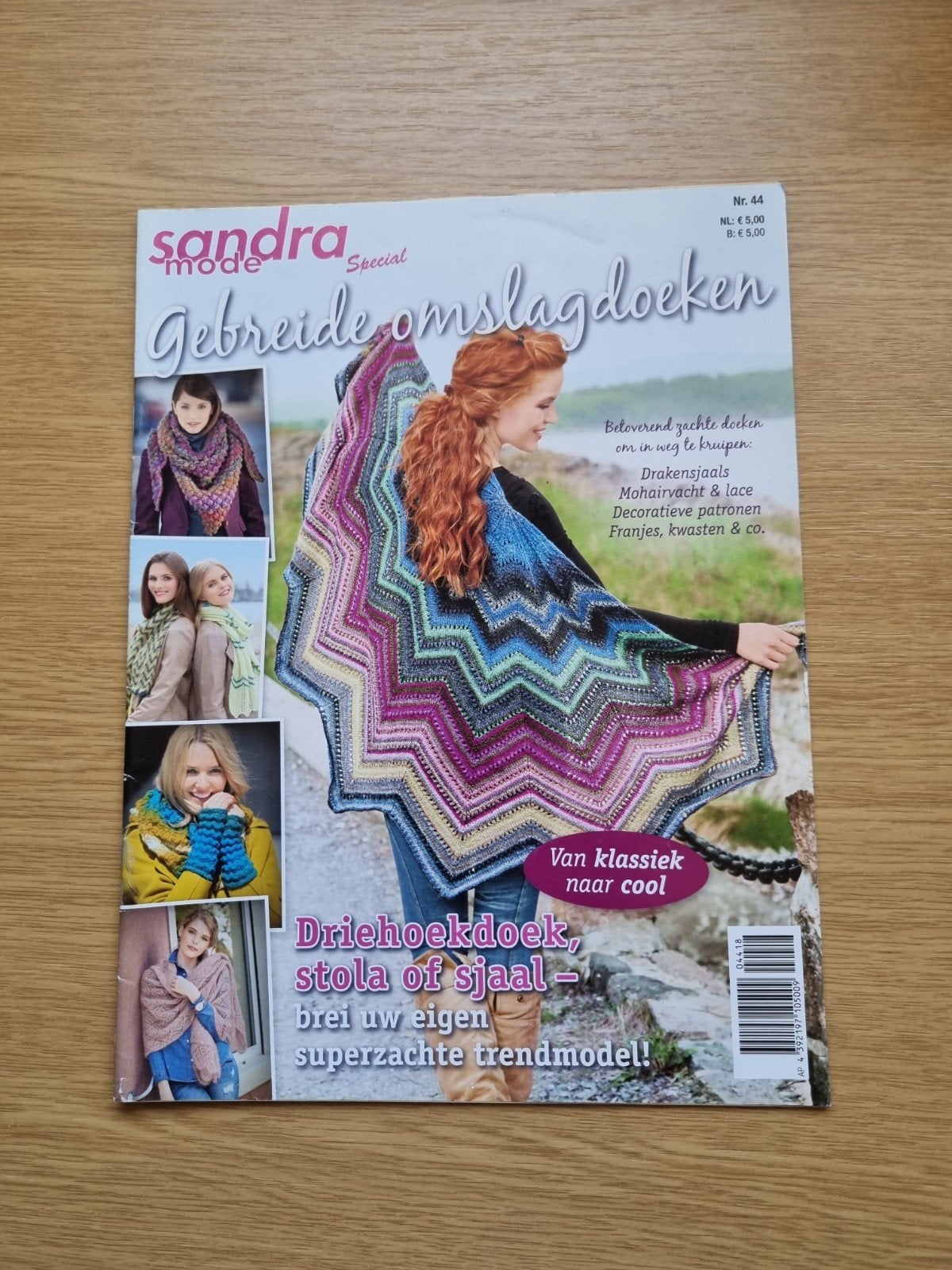 Sandra Mode Special Nr. 44: Gebreide Omslagdoeken, Verzenden, Breien, Patroon of Boek