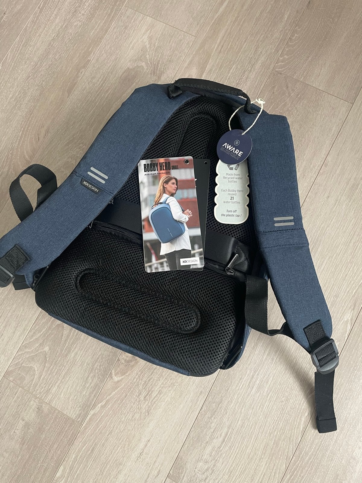 (Nieuw)XD Design Bobby Hero Small Anti-Diefstal Rugzak Blauw, Ophalen of Verzenden, Nieuw