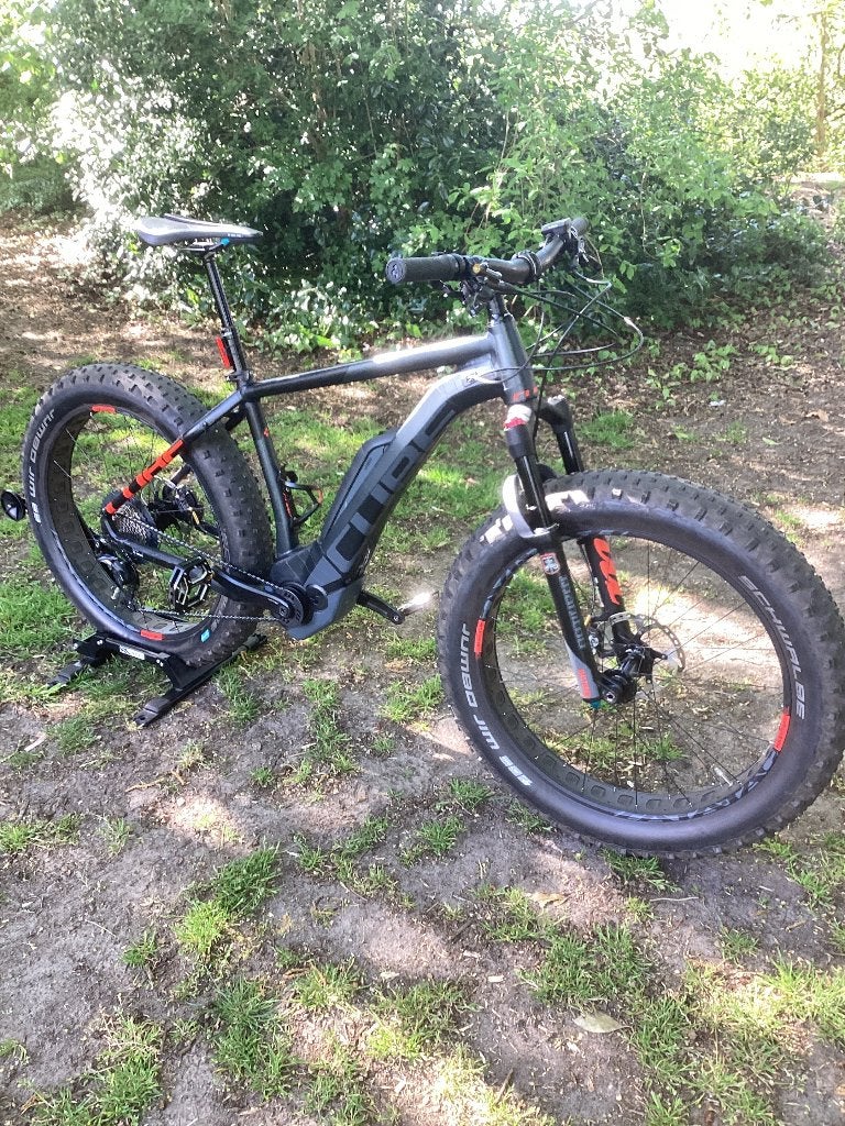 Cube nutrail hybrid fat mtb, Fietsen en Brommers, Fietsen | Mountainbikes en ATB, Hardtail, Zo goed als nieuw, Schijfrem, 53 tot 57 cm