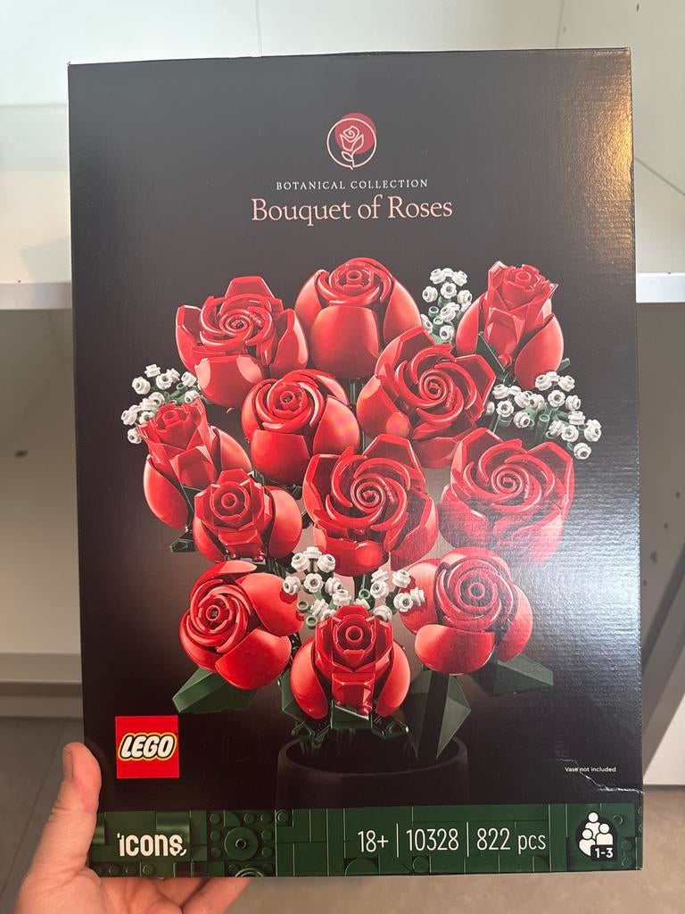 LEGO Icons 10328 Boeket Rozen - Nieuw en Ongeopend, Lego, Nieuw, Ophalen of Verzenden, Icons
