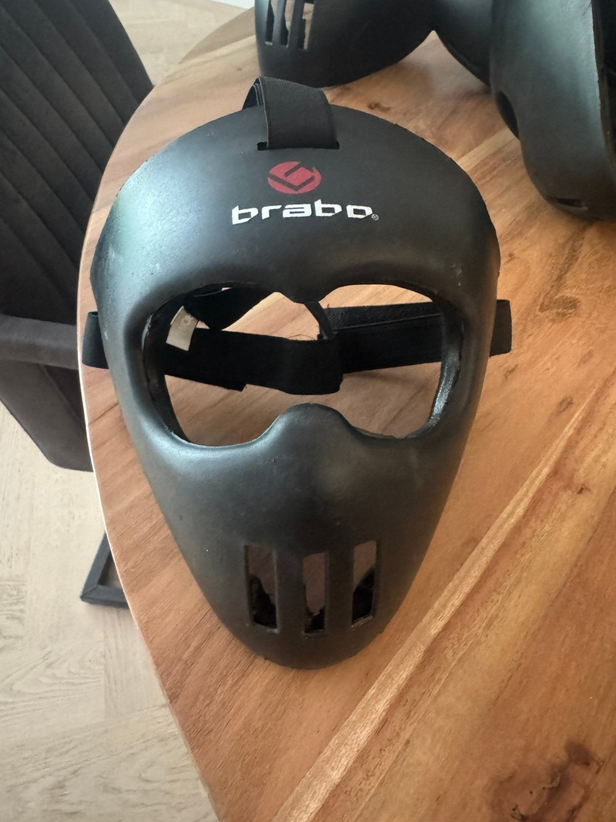 Vier Brabo cornermaskers hockey, Sport en Fitness, Hockey, Ophalen of Verzenden, Zo goed als nieuw, Overige typen