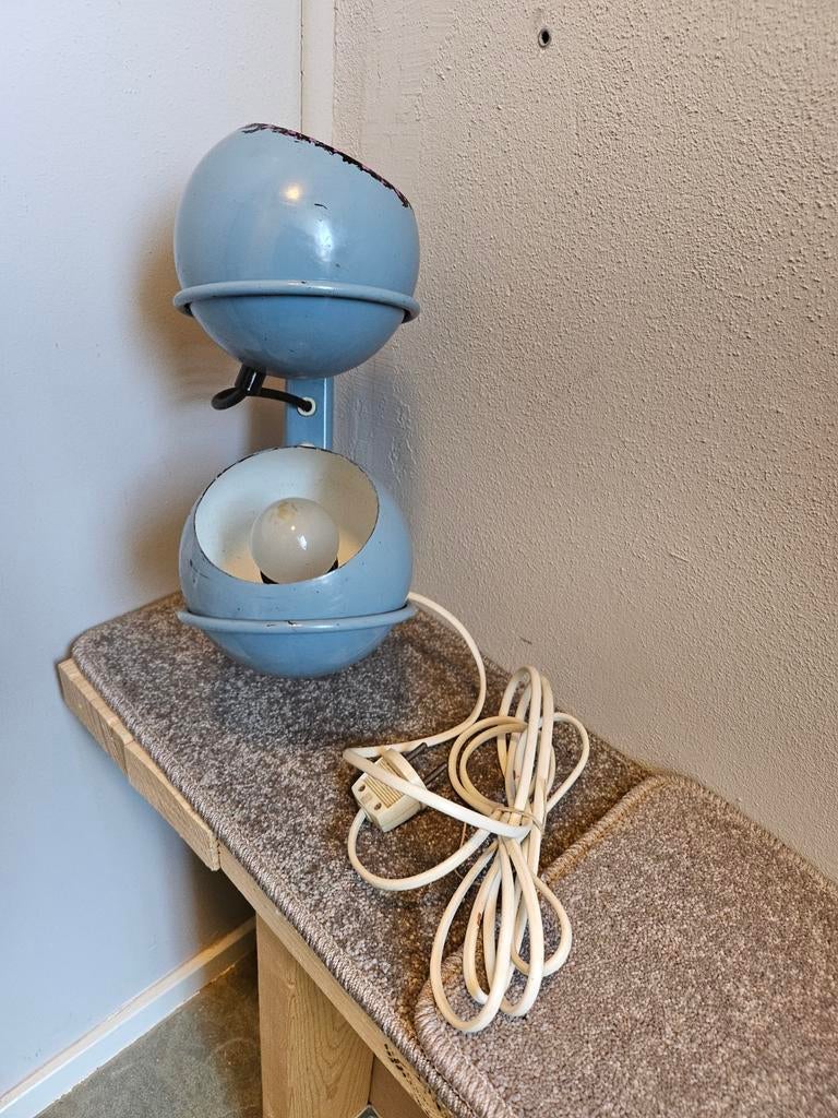 Vintage wandlampje jaren '60/'70 - overgeschilderd, Antiek en Kunst, Ophalen