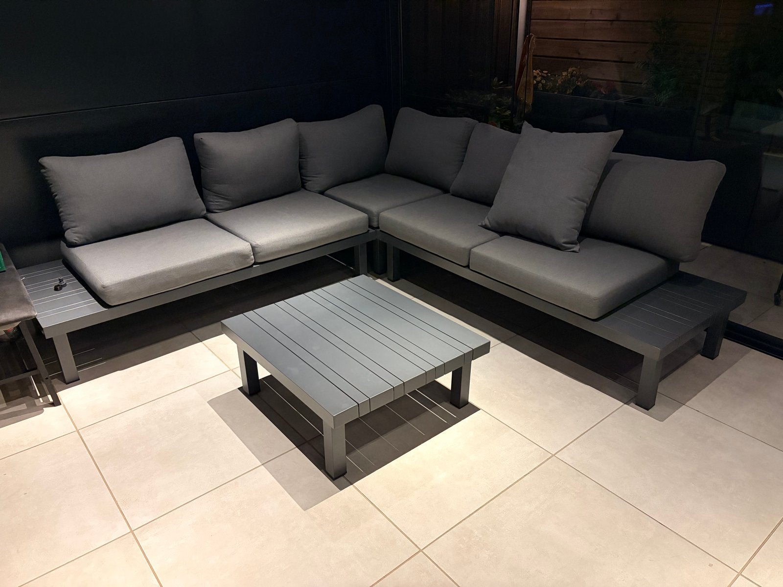 Narbonne Loungeset - Zo goed als nieuw, Ophalen, Meer dan 8 zitplaatsen, Aluminium, Zo goed als nieuw