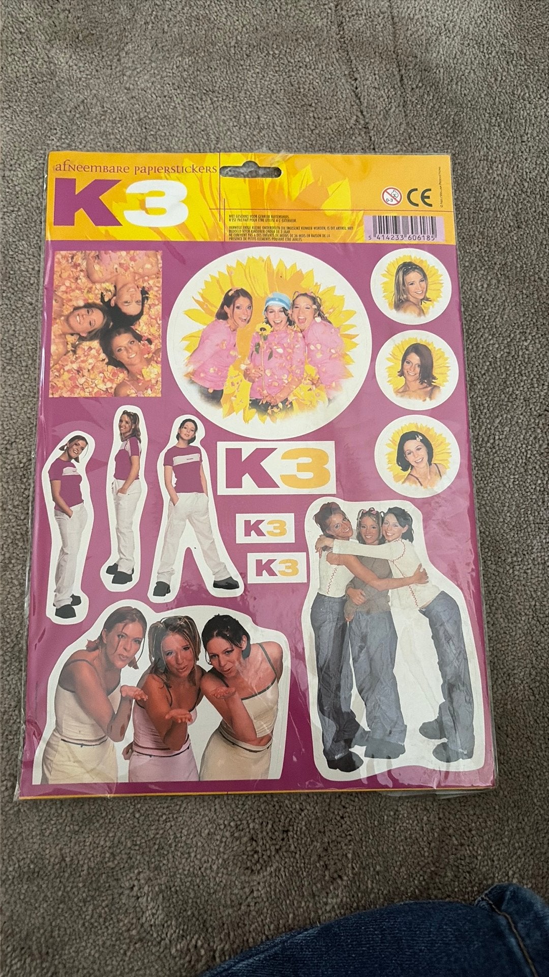 K3 stickers, Ophalen of Verzenden, Zo goed als nieuw