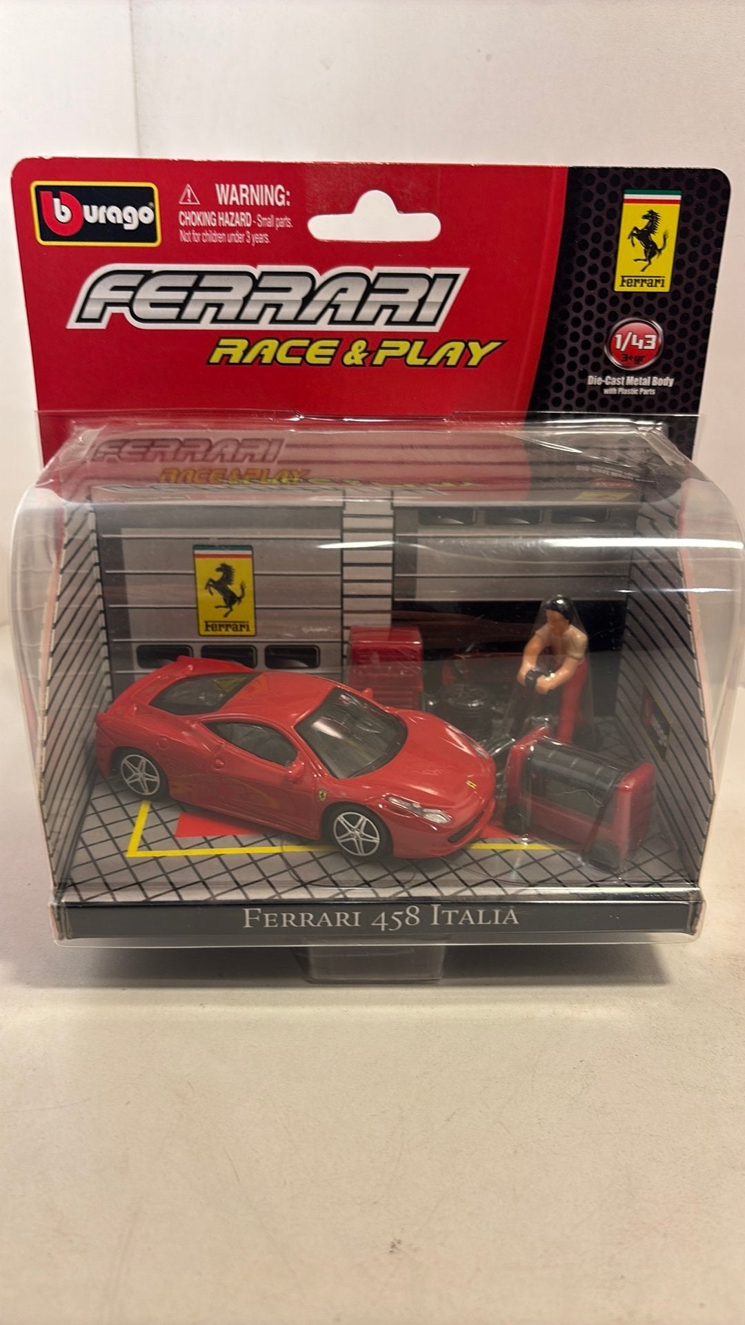 Ferrari 458 italia bburago 1.43, Overige merken, Auto, Ophalen of Verzenden, A