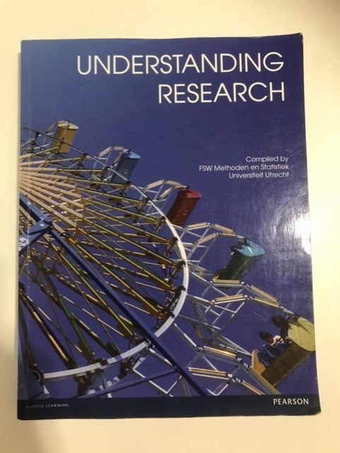 Understanding Research, Ophalen of Verzenden, Alpha, Zo goed als nieuw, WO