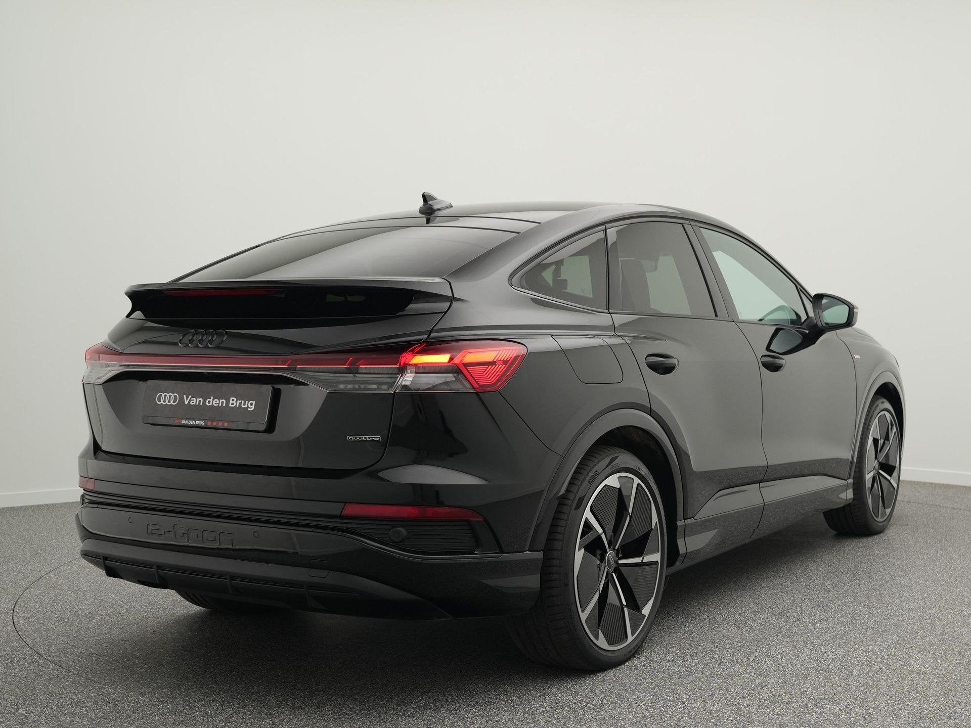 Audi Q4 Sportback e-tron 45 quattro S Edition 82 kWh 286 PK, Gebruikt, Zwart, 82 kWh, Zwart