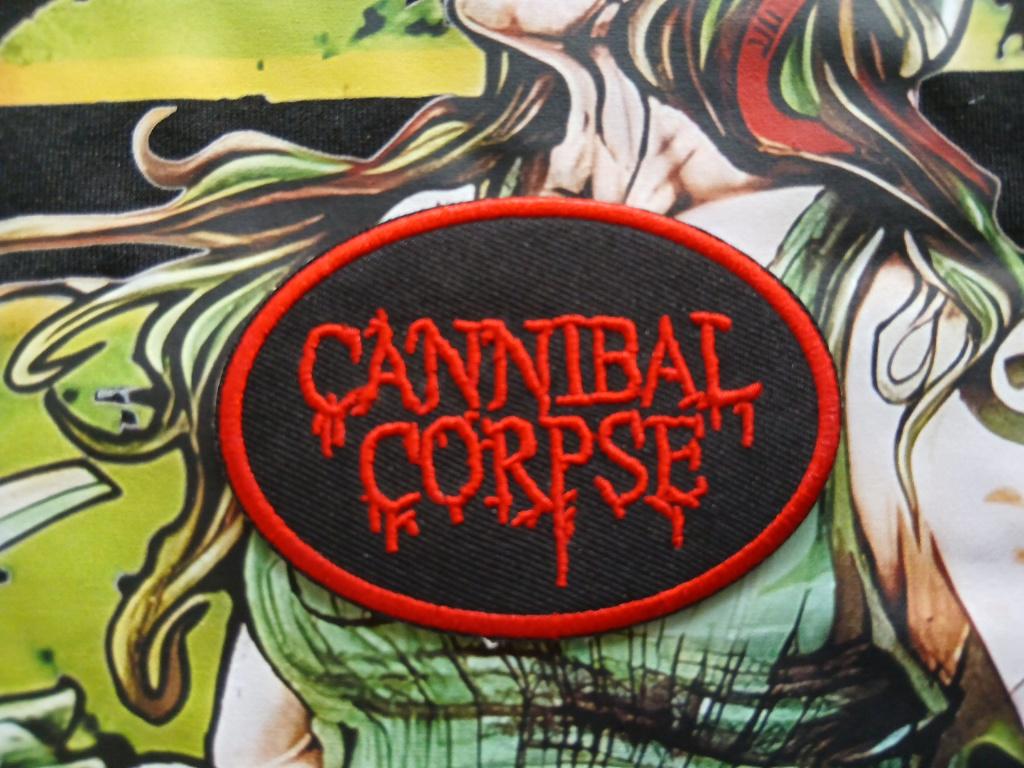 Cannibal Corpse mooie nieuwe patch c82 metal, Verzenden, Nieuw, Kleding