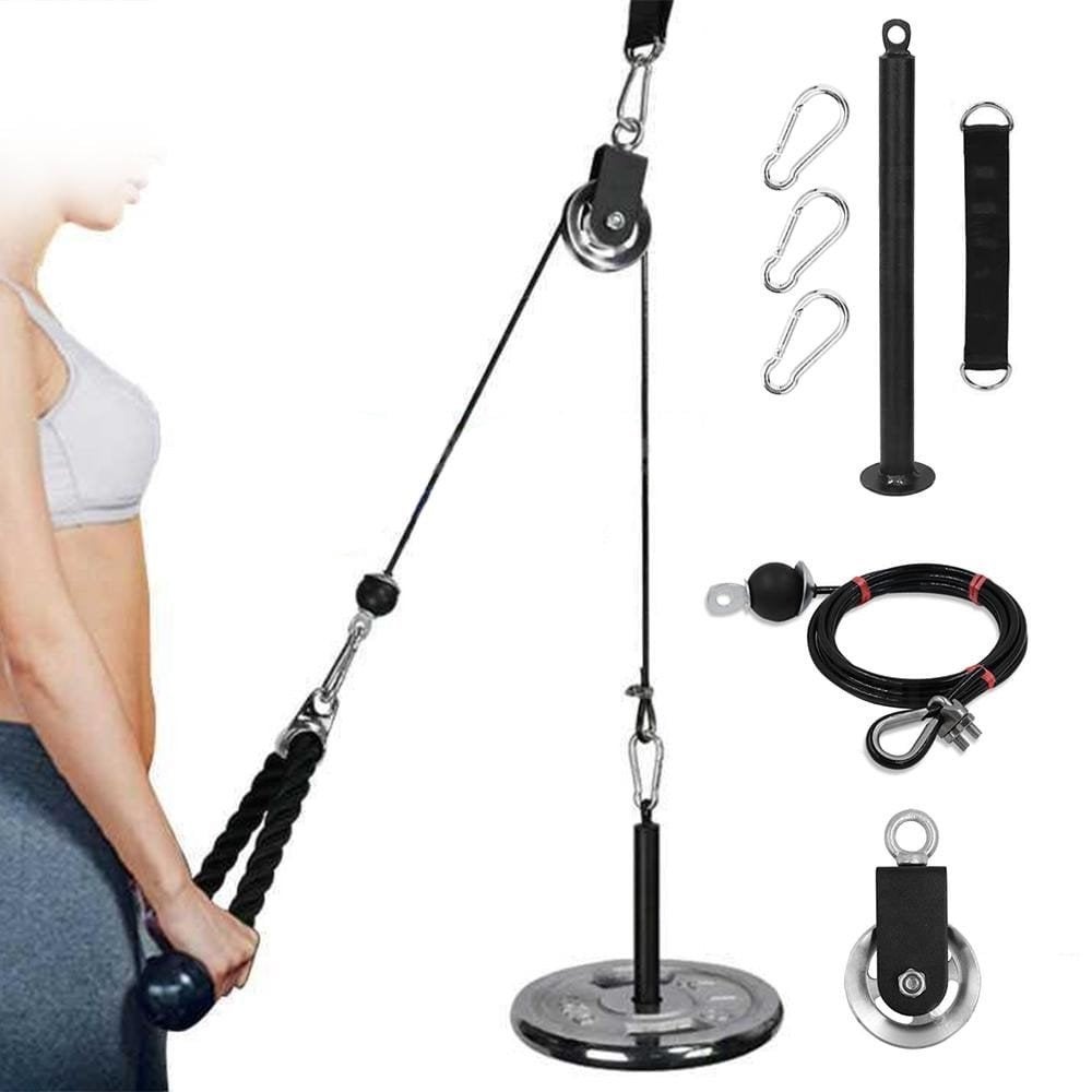 Fitness Katrol Systeem met Battle Rope, Sport en Fitness, Fitnessmaterialen, Ophalen, Zo goed als nieuw, Rug, Battle rope