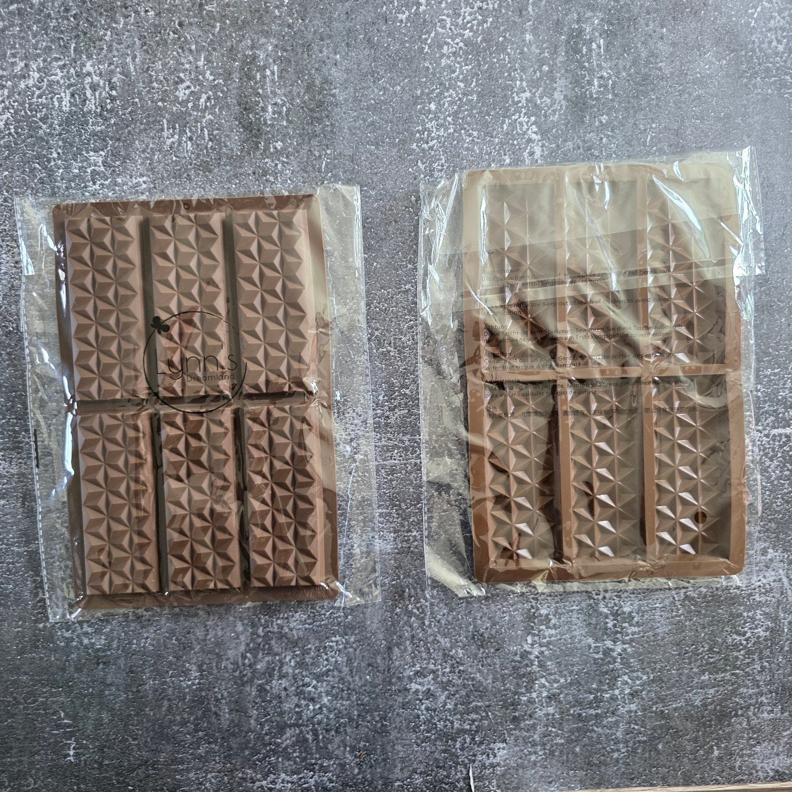 Set van 2 siliconen bakvormen - Mal voor 6 gevulde chocolade, Ophalen of Verzenden, Nieuw, Taarten, Bakvorm