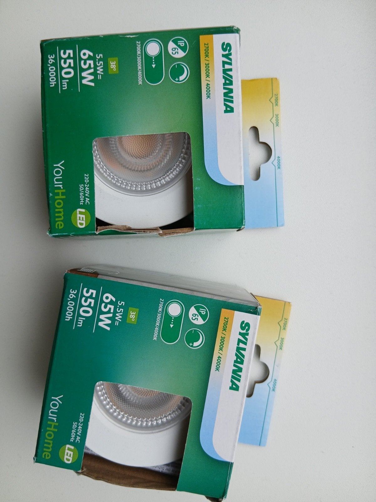 Sylvania inbouwspot CCT 5.5W 550lm zaagmaat ø68-74mm - wit, Ophalen of Verzenden