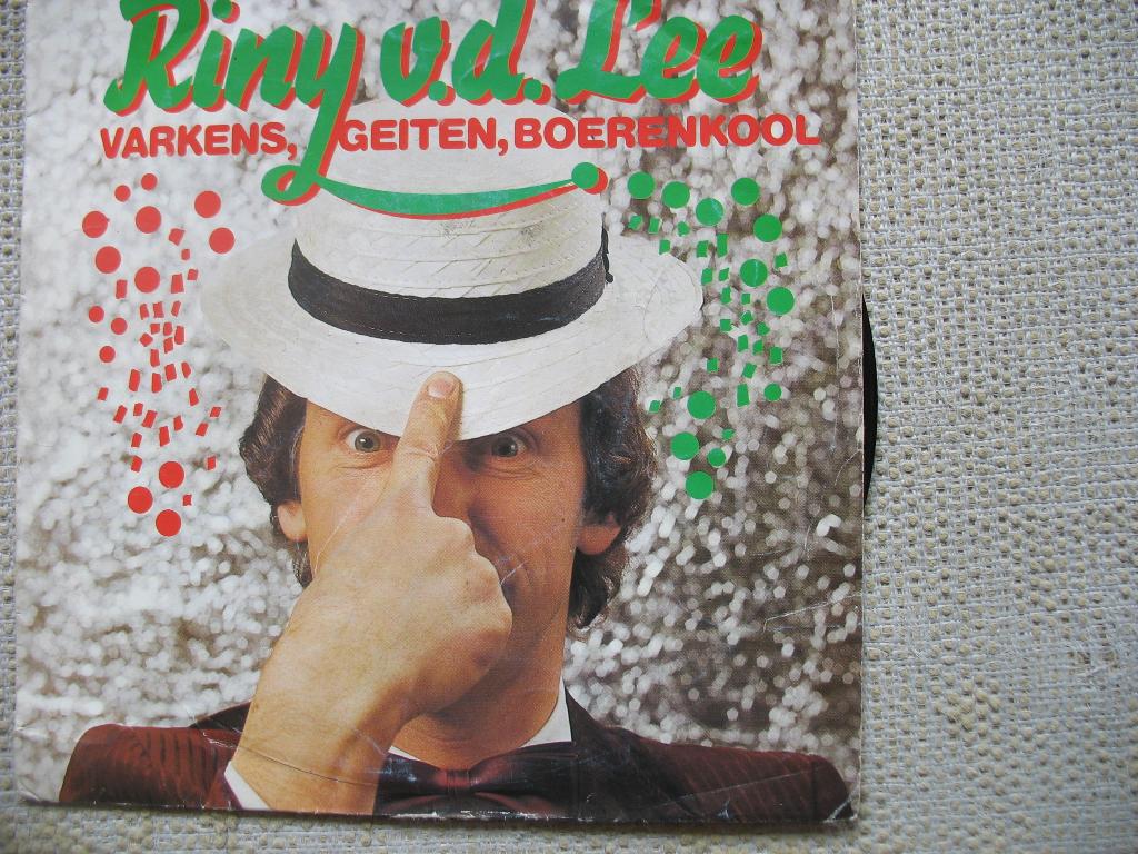 single-sale; Riny v.d. Lee - Varkens geiten boerenkool, Gebruikt, 7 inch, Single, Ophalen of Verzenden