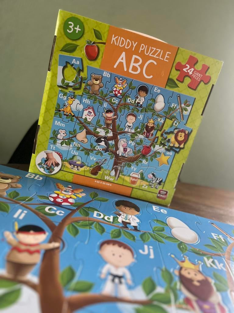 Alfabet leren 3+ jaar kinderpuzzel, Ophalen, Zo goed als nieuw
