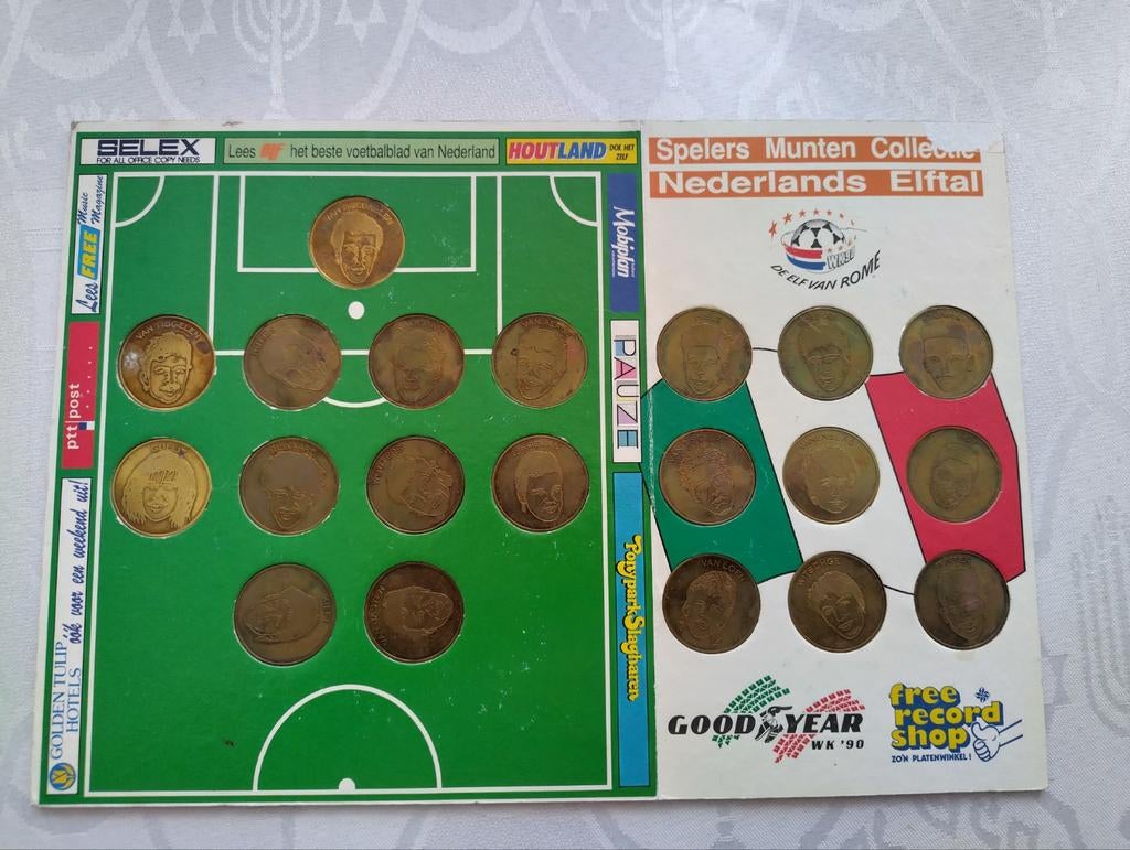 Nederlands Elftal WK '90 Munten Collectie, Postzegels en Munten, Ophalen of Verzenden