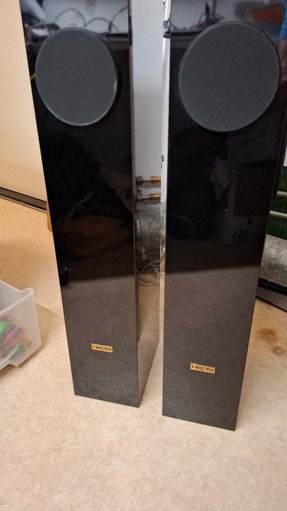 Hepta luidspreken boxen, Audio, Tv en Foto, Luidsprekers, Stereo speakers, Gebruikt, 60 tot 120 watt, Ophalen