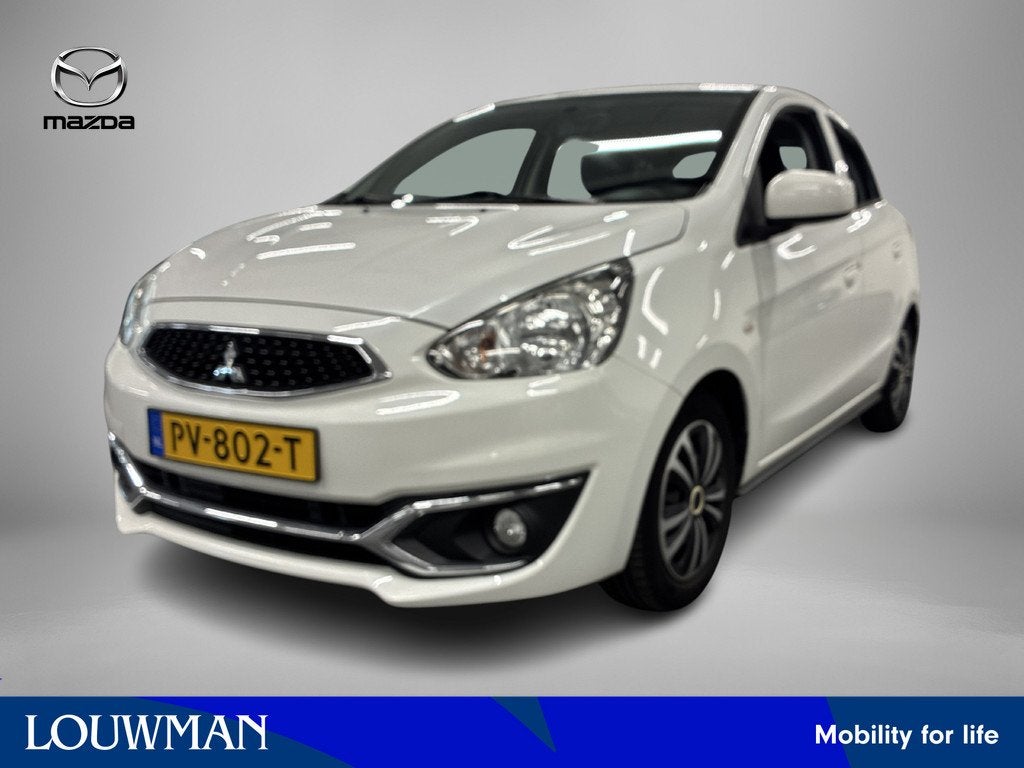 Mitsubishi Space Star 1.0 Cool+ (bj 2017), Auto's, Mitsubishi, Voorwielaandrijving, 12 maanden, Stof, Gebruikt