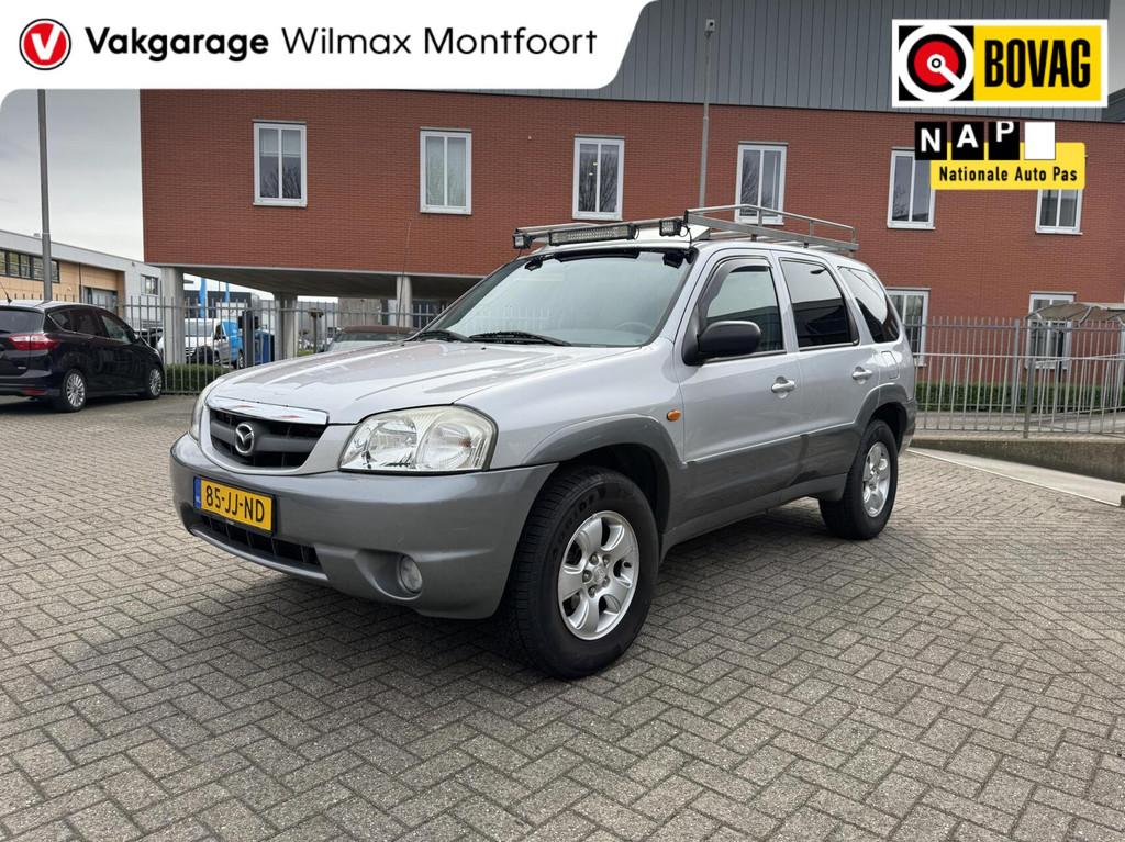 Mazda Tribute 3.0 V6 Touring 4WD|Trekhaak|Leer|Airco|Imperia, Auto's, Mazda, Automaat, Gebruikt, Bedrijf, 93 €/maand