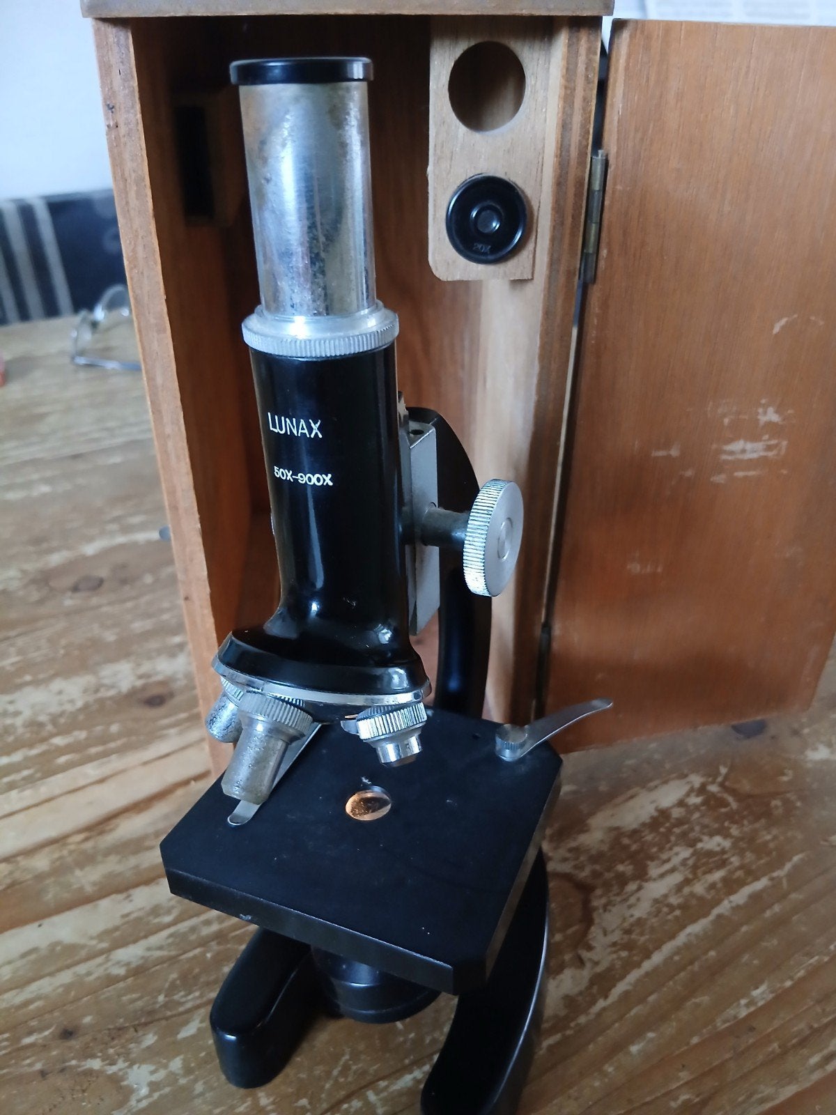 Lunax microscoop, Antiek en Kunst, Ophalen of Verzenden