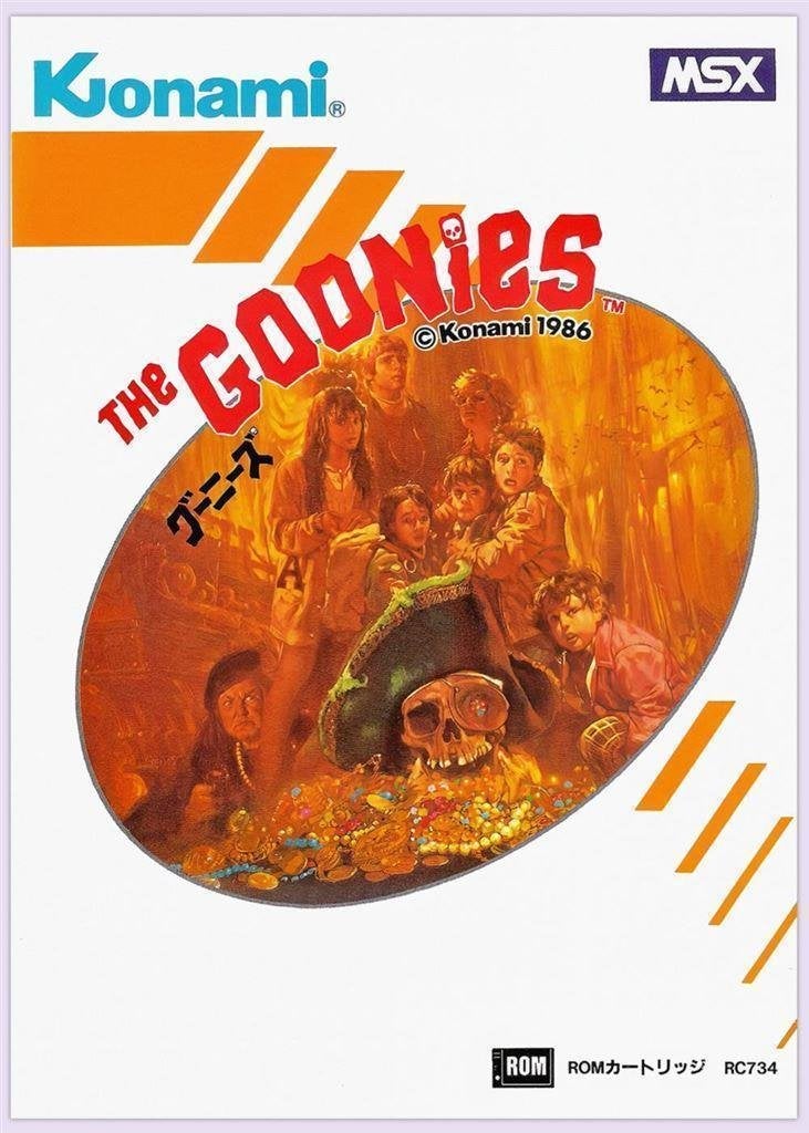 [Grote 50x70cm Game Poster] THE GOONIES MSX KONAMI, Verzenden, Nieuw, A1 t/m A3, Film en Tv