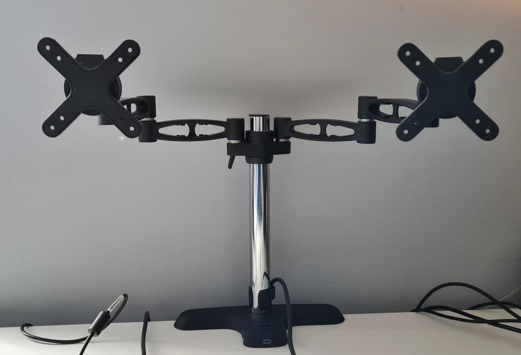 Dual Monitor standaard - Optioneel met twee Eizo schermen, Ophalen, Gebruikt, In hoogte verstelbaar