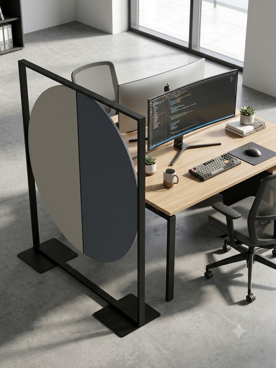 Arper akoestische scheidingswand roomdivider bureau/werkplek, Ophalen of Verzenden, Gebruikt