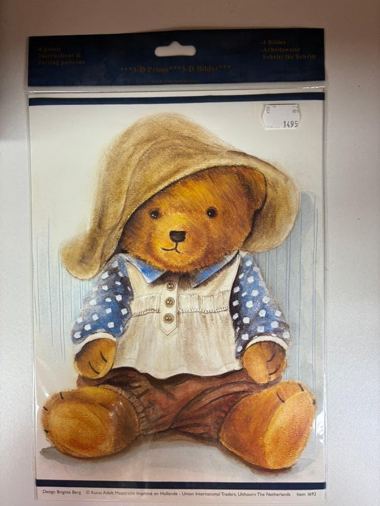 3 D Print van een Vintage Teddy Beer (nieuw), Ophalen of Verzenden, Nieuw, Overige typen, Cherished Teddies