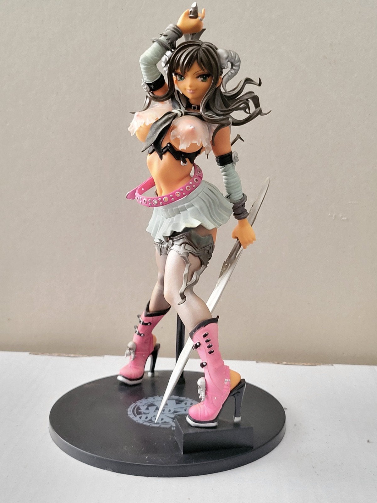 Anime 11" PVC Action FIGURE KEUMAYA FINAL HYPER Pink Goat, Verzamelen, Ophalen of Verzenden, Gebruikt