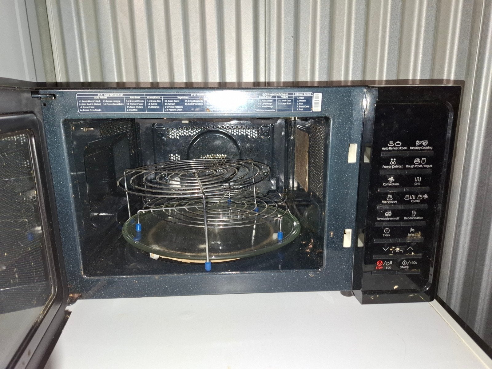 Samsung Smart Oven Combimagnetron - Zwart, Ophalen