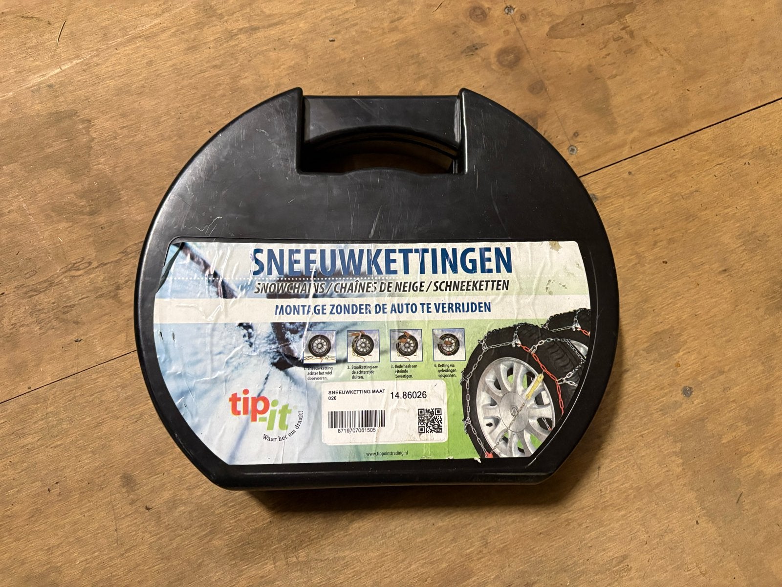Sneeuwkettingen - Tip-it en Super Ice Grip, Ophalen of Verzenden, Gebruikt