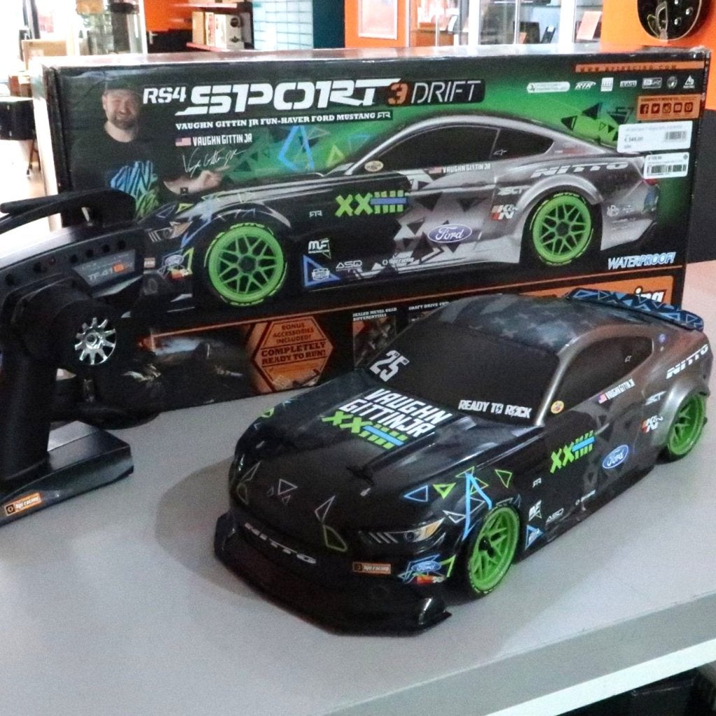 HPI RS4 Sport 3 Vaughn Gittin Jr Drift RTR | in Nieuwstaat, Flex Ltd., Zo goed als nieuw, https://flex.com/contact-us, Nobelstraat 10, 5807 GA Oostrum LB, Limburg, Nederland
