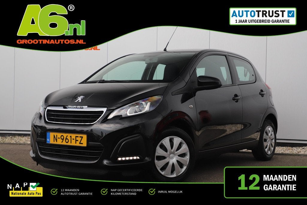Peugeot 108 1.0 e-VTi Active Radio Bluetooth Airco Elektrisc, Auto's, Peugeot, Voorwielaandrijving, Gebruikt, Euro 6, Met garantie (alle)