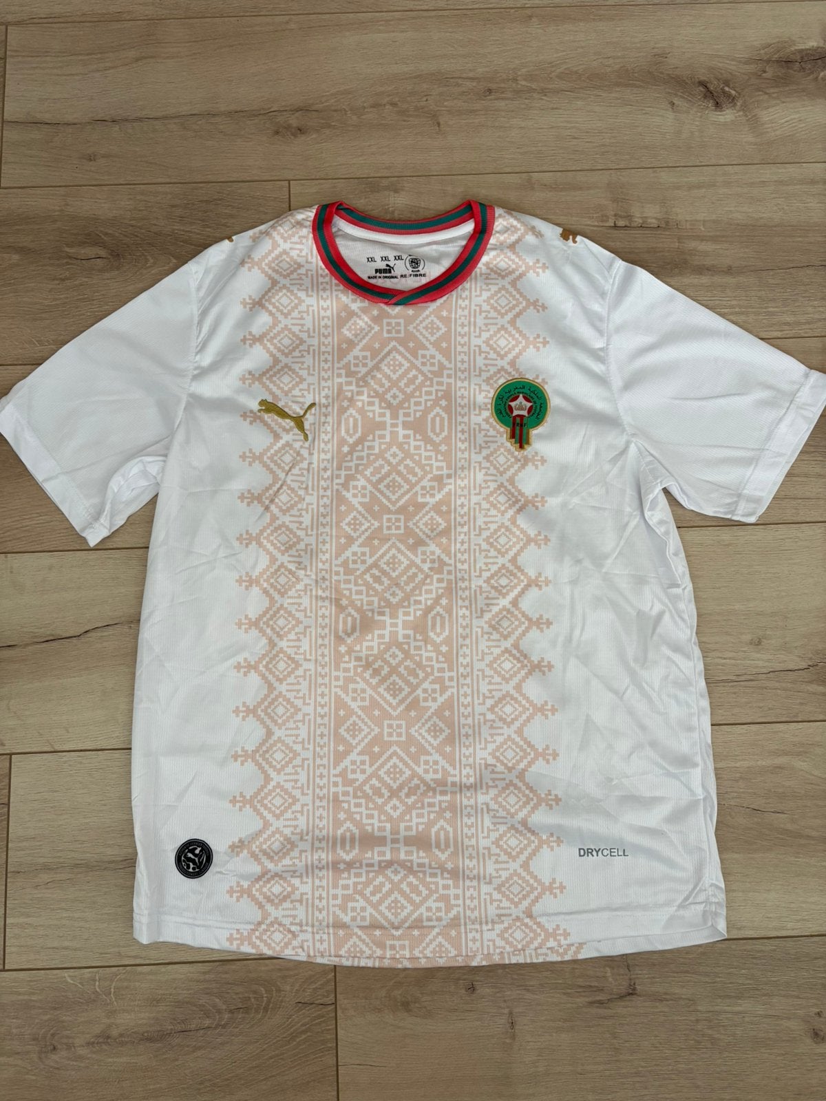 Marokkaanse voetbalshirt WK Wit xxl, Kleding | Heren, Ophalen of Verzenden, Nieuw, Overige maten, Wit