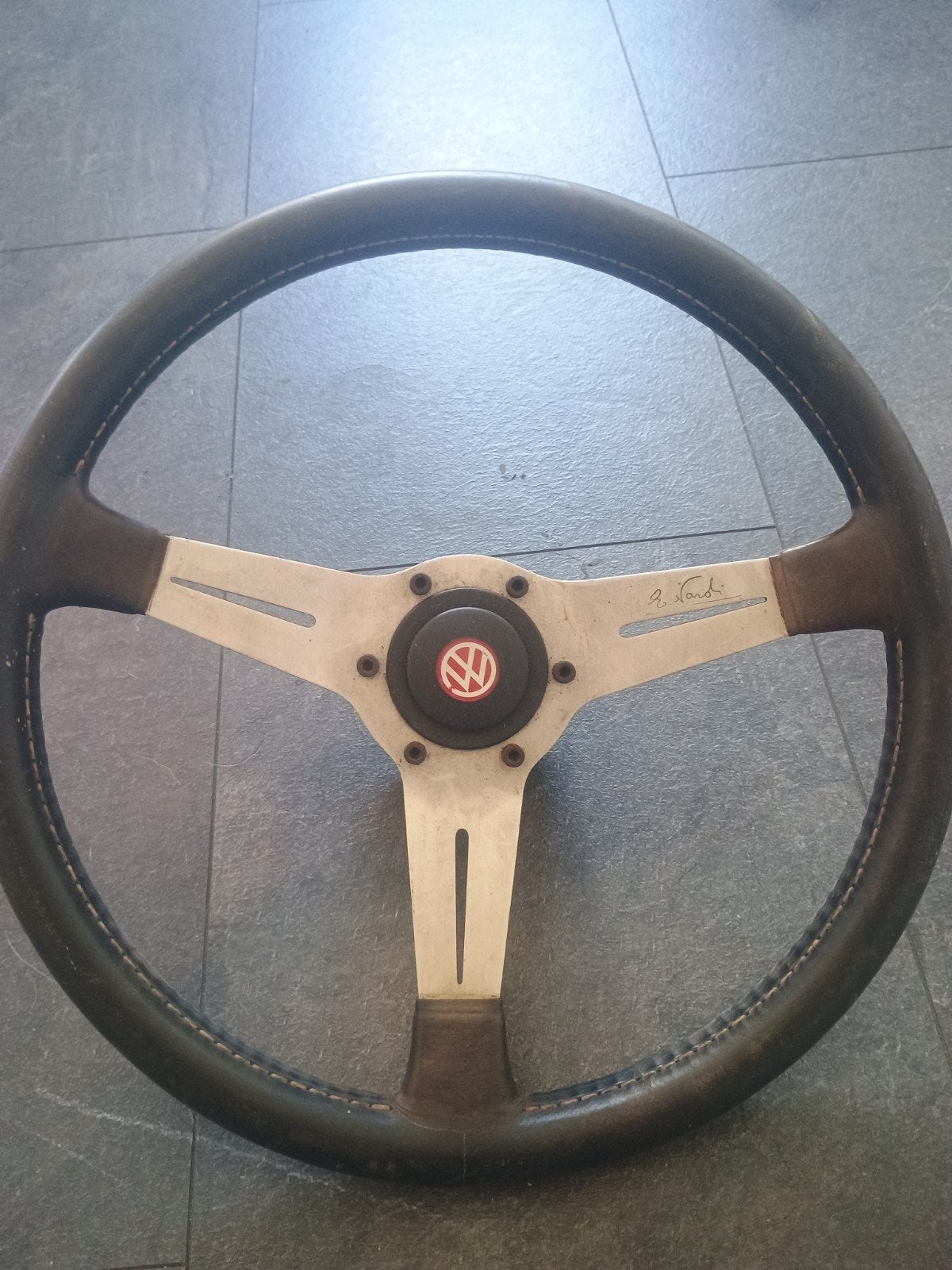 VW sportstuur Nardi afkomstig van Golf 1, Auto-onderdelen, Ophalen of Verzenden